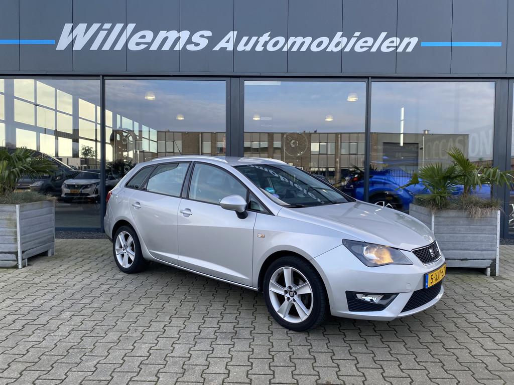 SEAT Ibiza ST 1.2 TSI FR Navigatie, Climate Control & Cruise, Euro 5, Stof, Gebruikt, Zwart