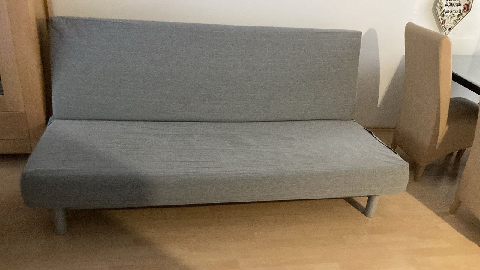 Compacte (slaap)bank, Huis en Inrichting, Modern en functioneel, Gebruikt, 150 tot 200 cm, Tweepersoons