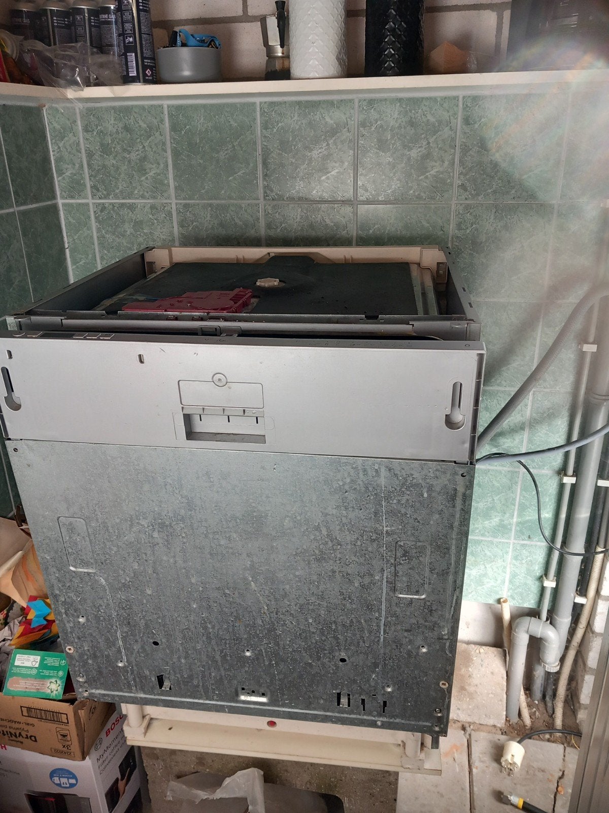 Whirlpool 6th Sense Inbouw Vaatwasser, Ophalen, Gebruikt, 60 cm of meer, Eco programma
