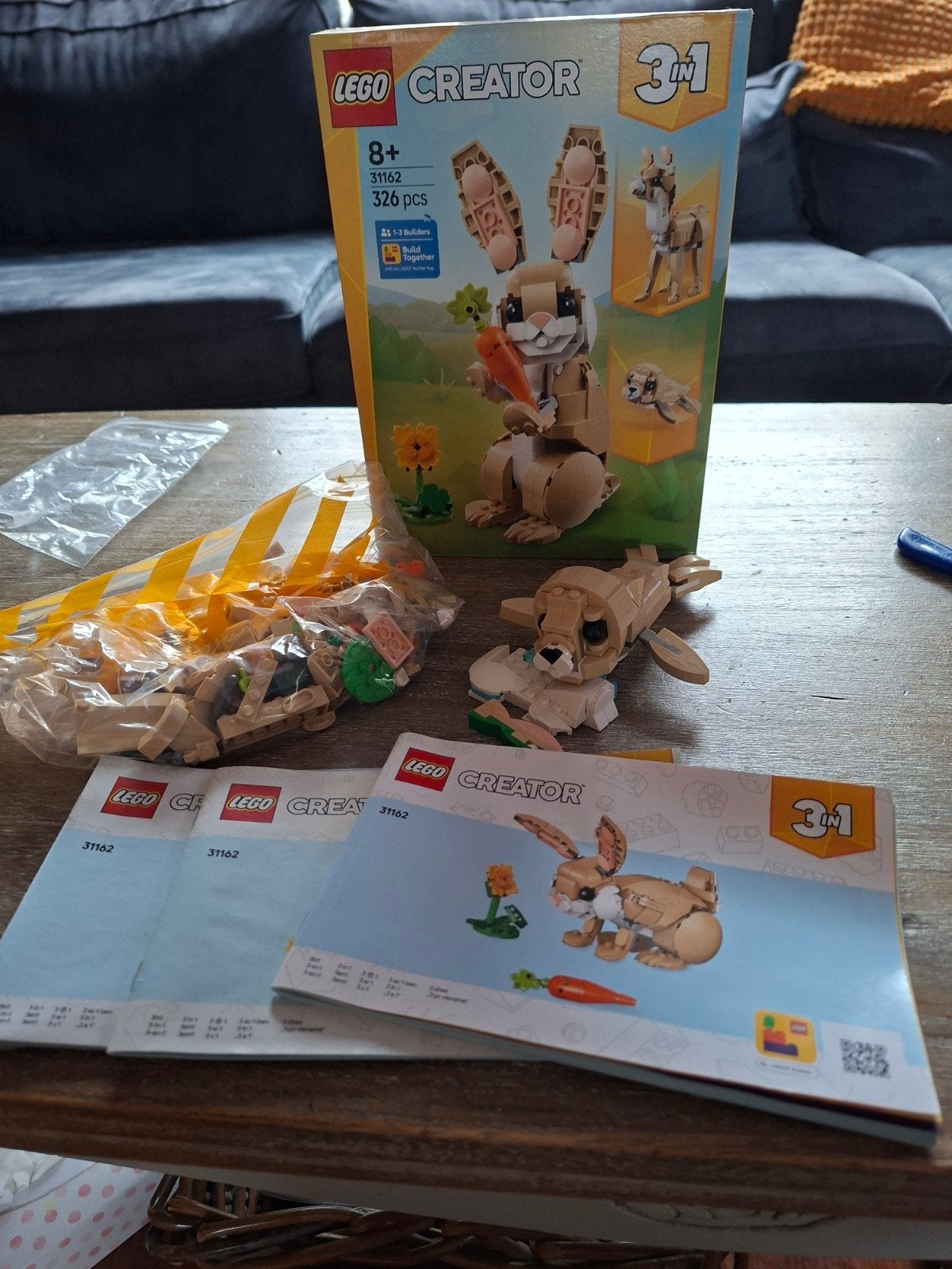 LEGO Creator 3-in-1 Herten, Konijn en Zeehond (31162), Ophalen of Verzenden, Gebruikt