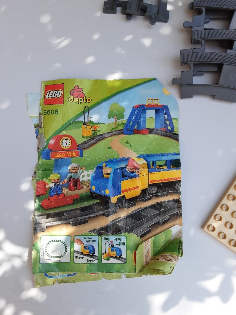 Duplo 5608 starterset trein met rails e.a. Compleet, Ophalen of Verzenden, Duplo, Complete set, Compleet