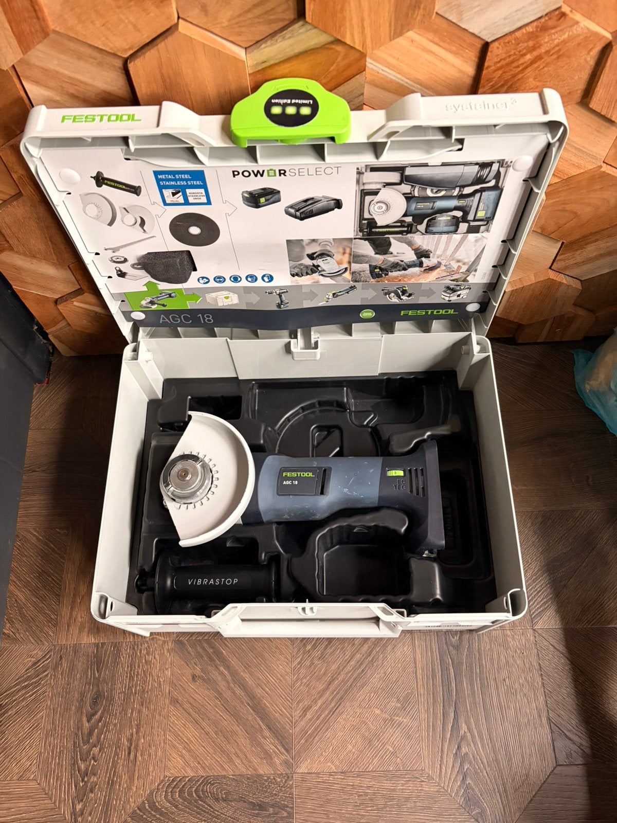 Festool AGC 18-125 EB-Basic Accu haakse slijper nieuwstaat!, Ophalen of Verzenden, Nieuw, 1000 watt of meer, Haakse handslijpmachine