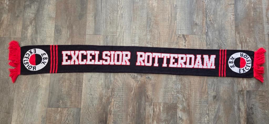 Sjaal Excelsior Rotterdam, Verzamelen, Ophalen of Verzenden, Zo goed als nieuw, Overige binnenlandse clubs, Vaantje of Sjaal
