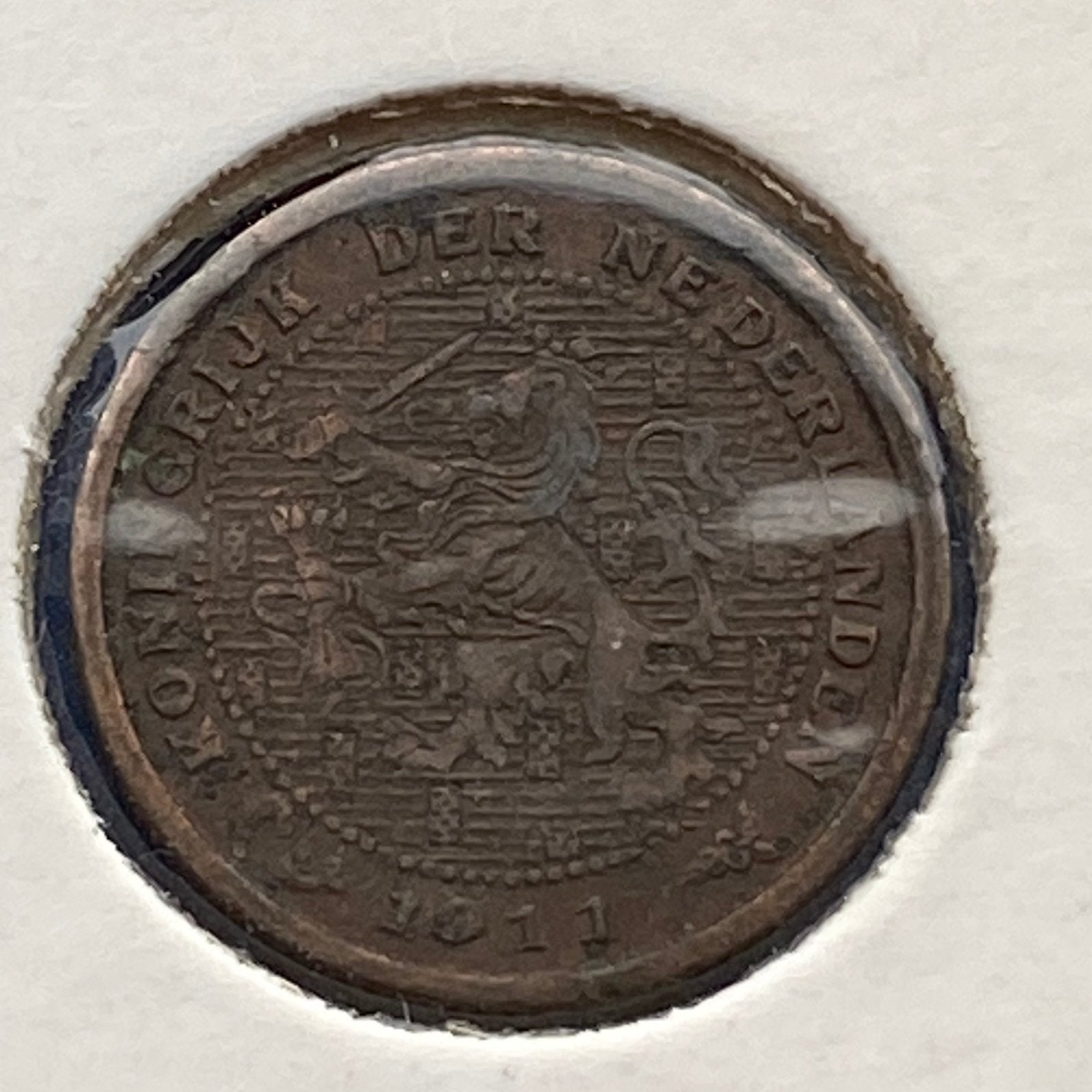 Halve Cent uit 1911 van Koningin Wilhelmina, Verzenden, Koningin Wilhelmina, Overige waardes, Losse munt