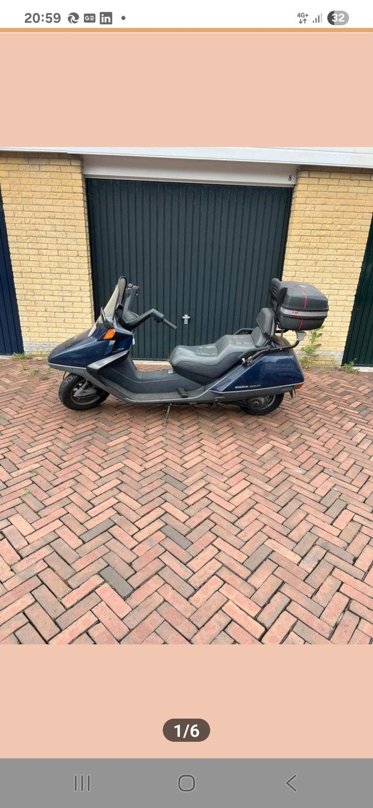 Givi topkoffer tbv Honda Helix, Ophalen, Gebruikt