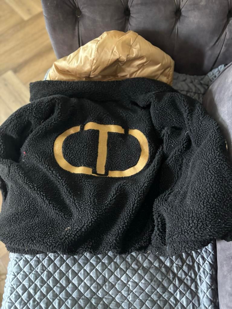 Omkeerbare jas met teddy en gewatteerde zijde, Kleding | Dames, Jassen | Winter, Ophalen of Verzenden, Zo goed als nieuw, Maat 34 (XS) of kleiner