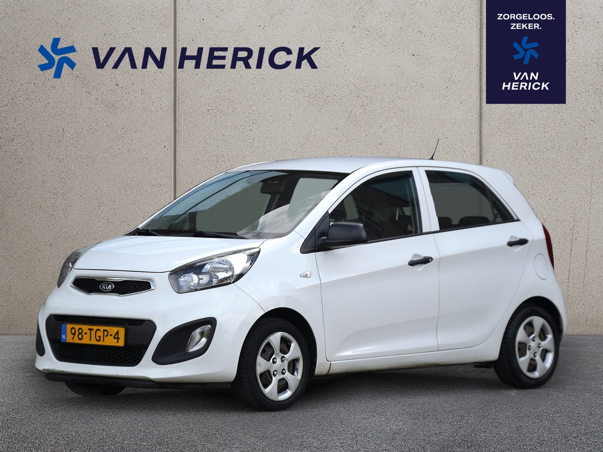 Kia Picanto 1.0 CVVT Comfort Pack | 5DRS | Airco | Bluetooth, Voorwielaandrijving, Euro 5, Stof, Gebruikt