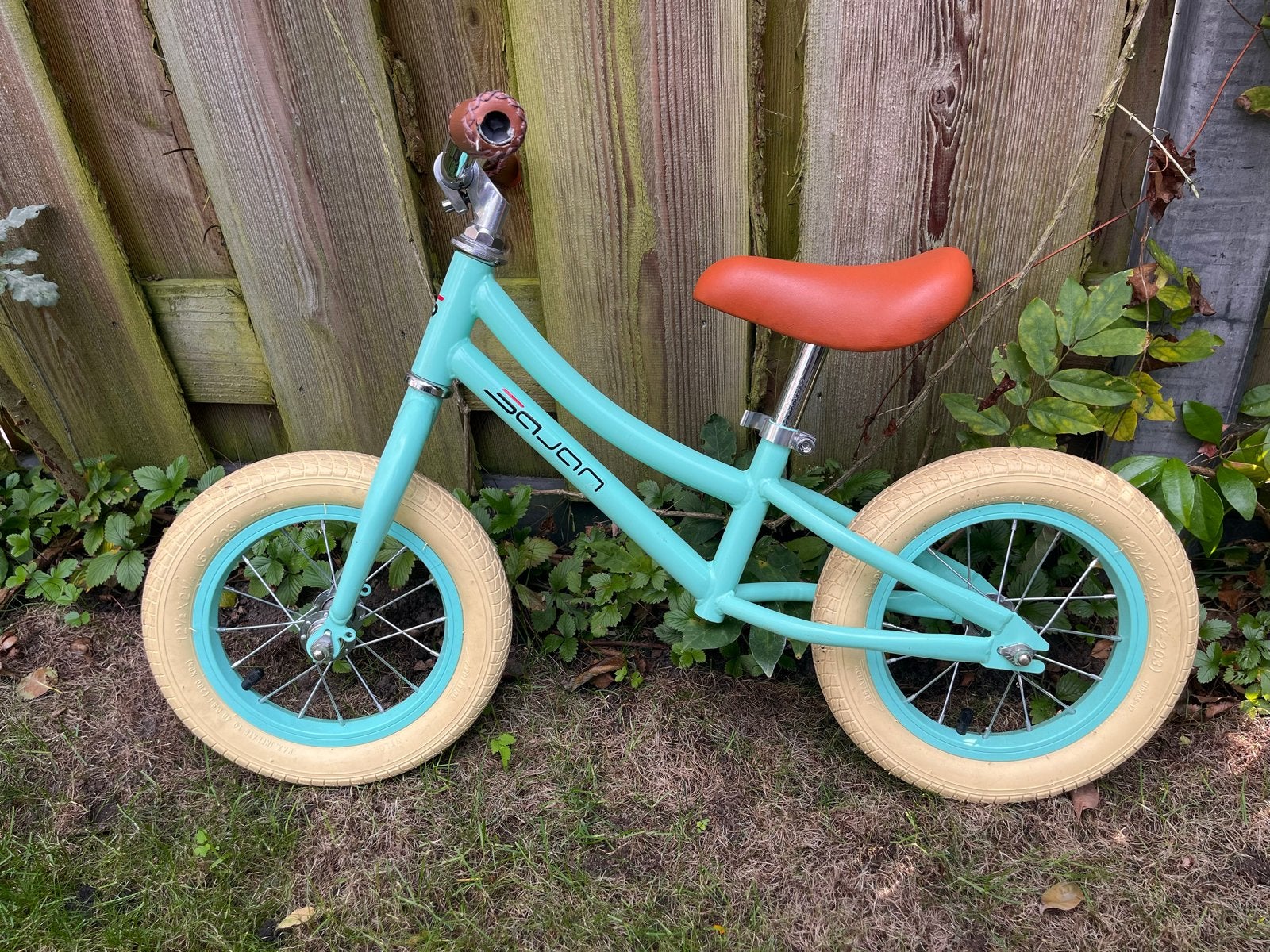 Sajan loopfiets mintgroen, Kinderen en Baby's, Ophalen, Gebruikt, Loopfiets