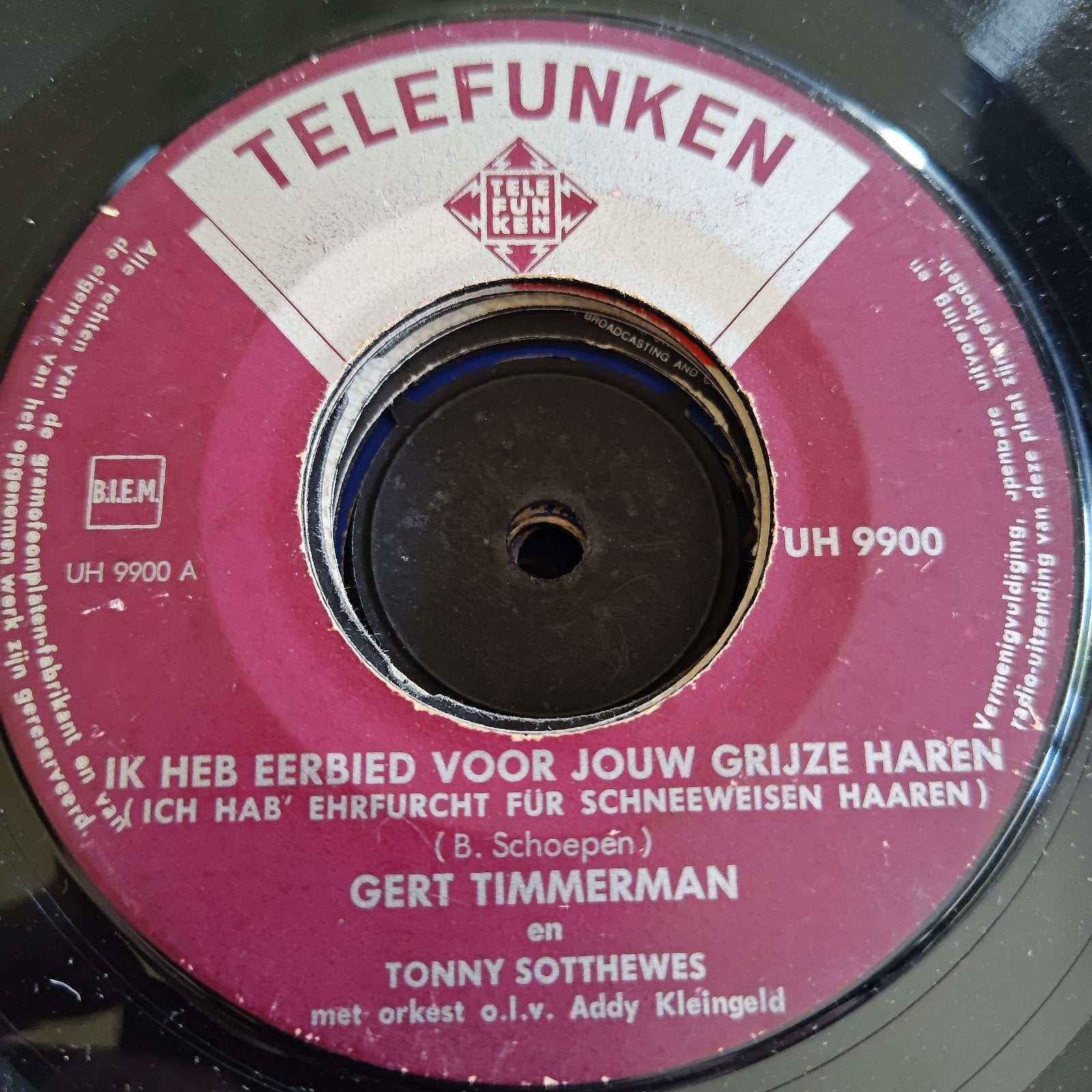 Gert Timmerman - Ik heb eerbied voor jouw, Gebruikt, 7 inch, Ophalen of Verzenden, EP