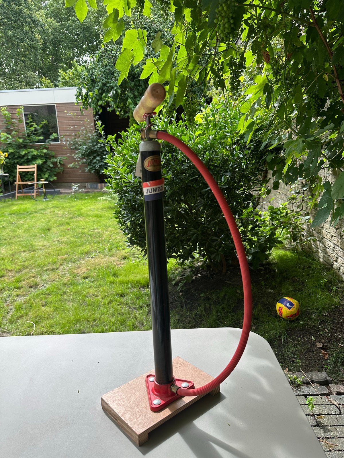 Vintage Jumbo fietspomp - Perfecte staat met prijskaartje, Ophalen, Zo goed als nieuw