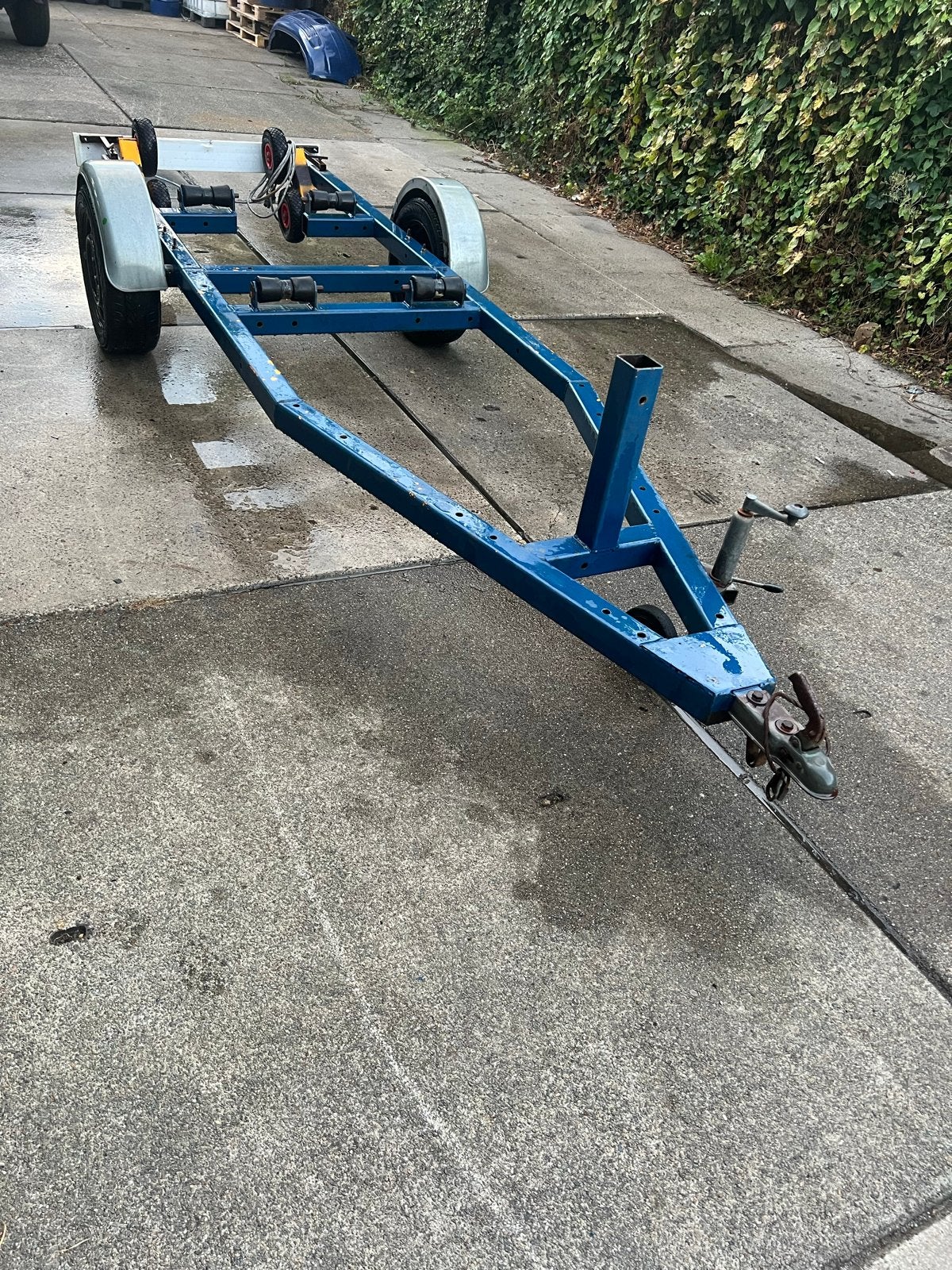 Boottrailer met elektrische lier, Watersport en Boten, Ophalen, Gebruikt, Overige typen