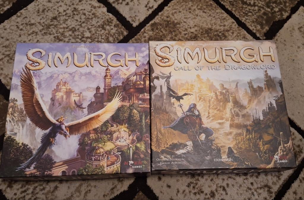 Simurgh bordspel + uitbreiding, Ophalen of Verzenden, Zo goed als nieuw