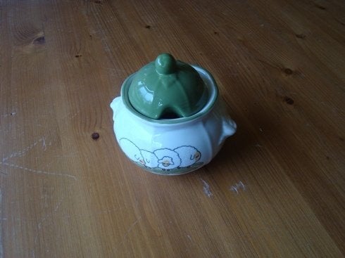 Suikerpot Schaapjes servies, Info@detagrijn.com, Overige materialen, Overige merken, Overige typen