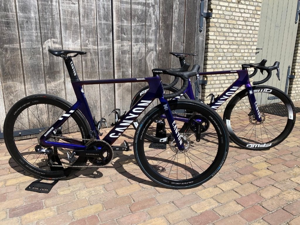 2 x Canyon Aeroad CFR Maat M, Fietsen en Brommers, Fietsen | Racefietsen, 28 inch, Carbon, Zo goed als nieuw, Meer dan 20 versnellingen
