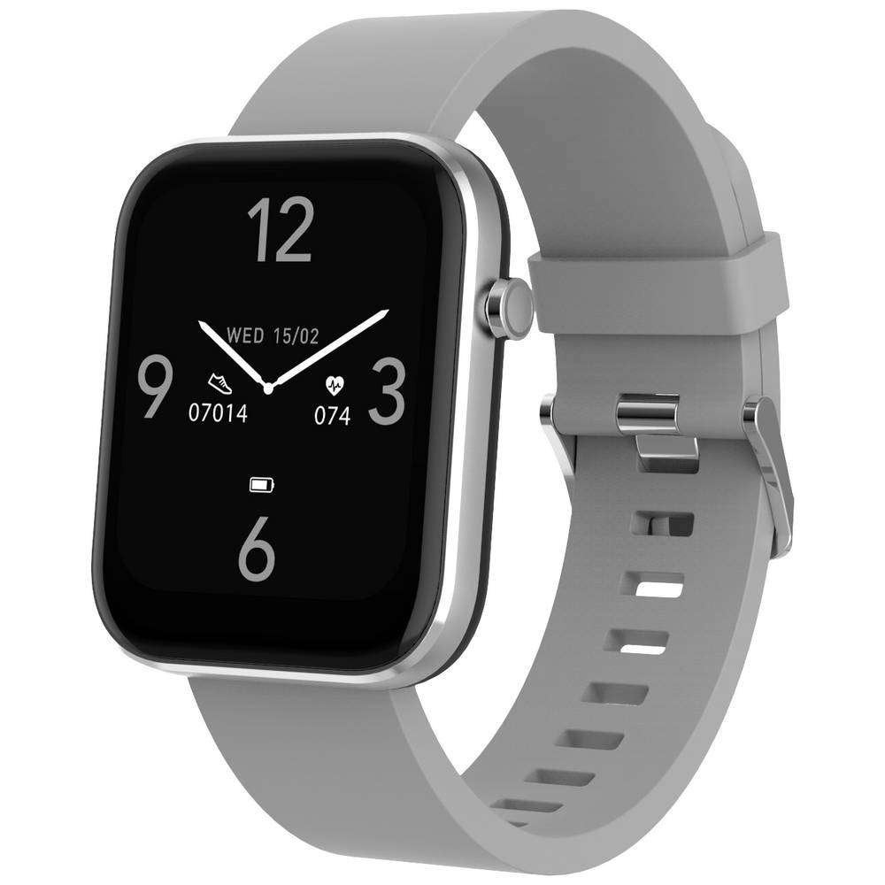 Denver SW-182GR Smartwatch Grijs, Afstand, Ophalen of Verzenden, Zo goed als nieuw, Waterdicht