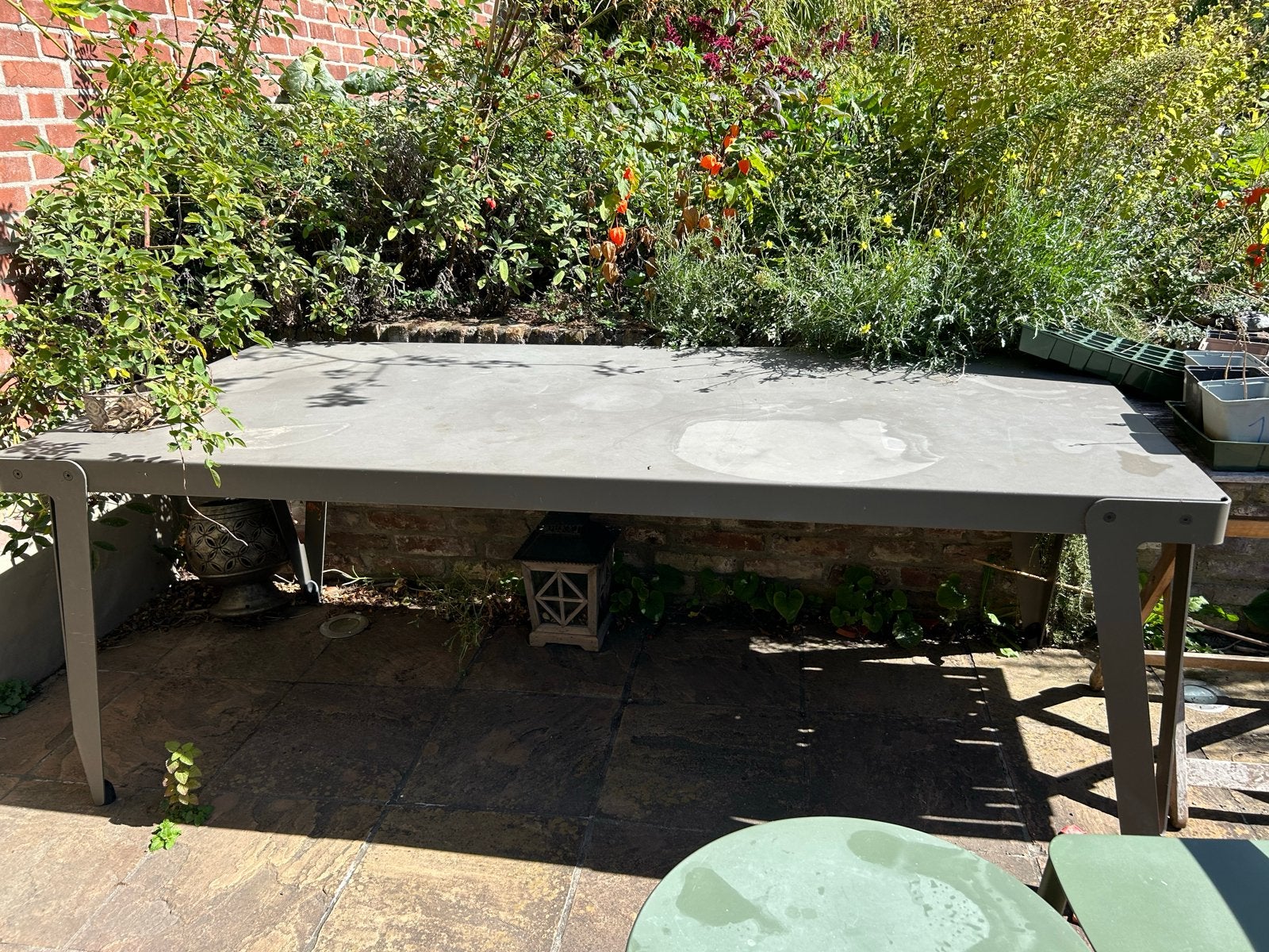 Originele Lloyd tafel - Gebruikt met kleurverschillen, Antiek en Kunst, Antiek | Meubels | Tafels, Ophalen of Verzenden