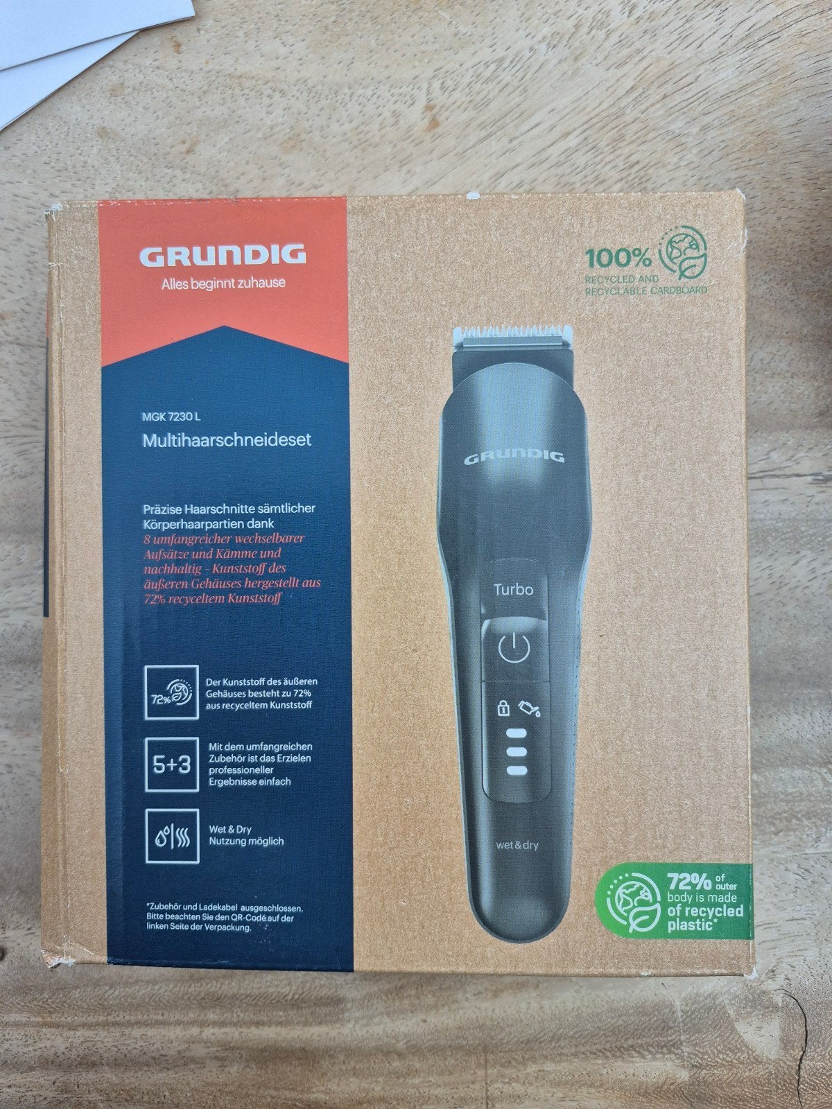 Grundig MGK 7230 L Multihaarsnijder - Nieuw in doos, Ophalen of Verzenden, Nieuw, Scheren en Epileren