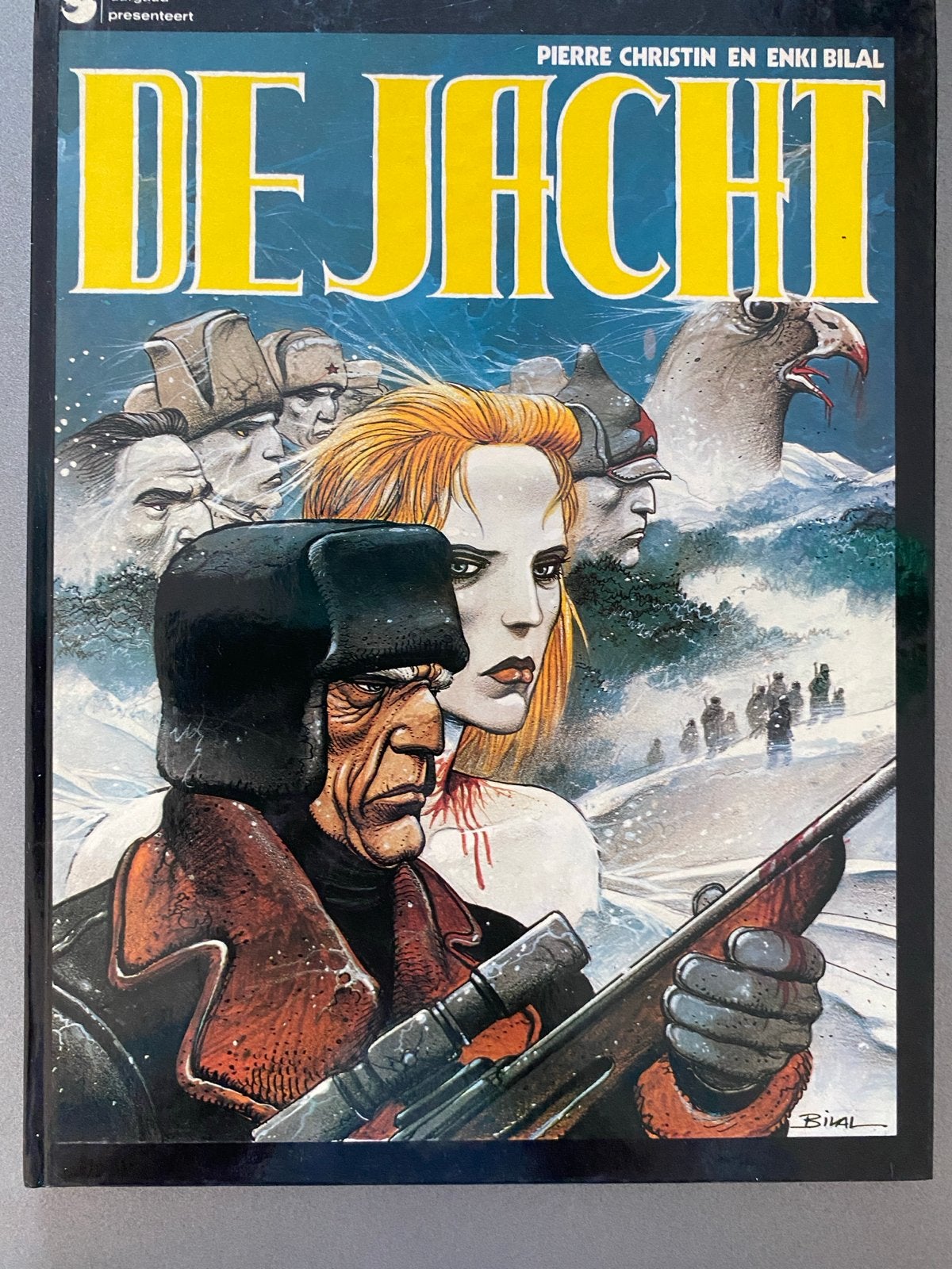 De Jacht - Pierre Christin en Enki Bilal stripboek, Boeken, Eén stripboek, Ophalen of Verzenden, Gelezen