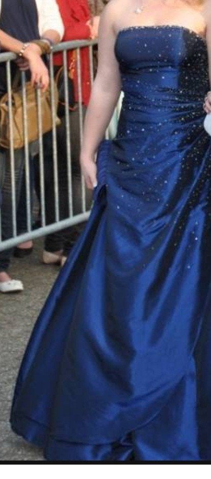 gala jurk, Maat 38/40 (M), Galajurk, Blauw, Luxuar fashion