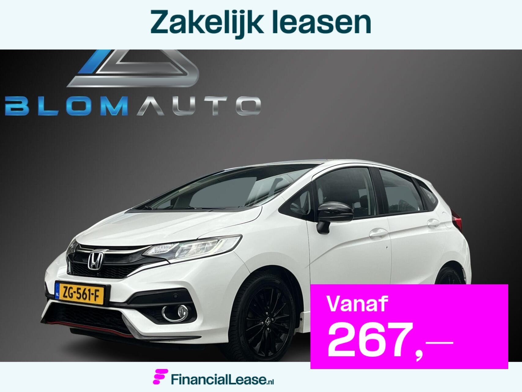 Honda Jazz 1.5 i-VTEC Dynamic 131PK TREKHAAK+1E EIG.+LED+PDC, Dealer onderhouden, 4 cilinders, 1096 kg, Origineel Nederlands