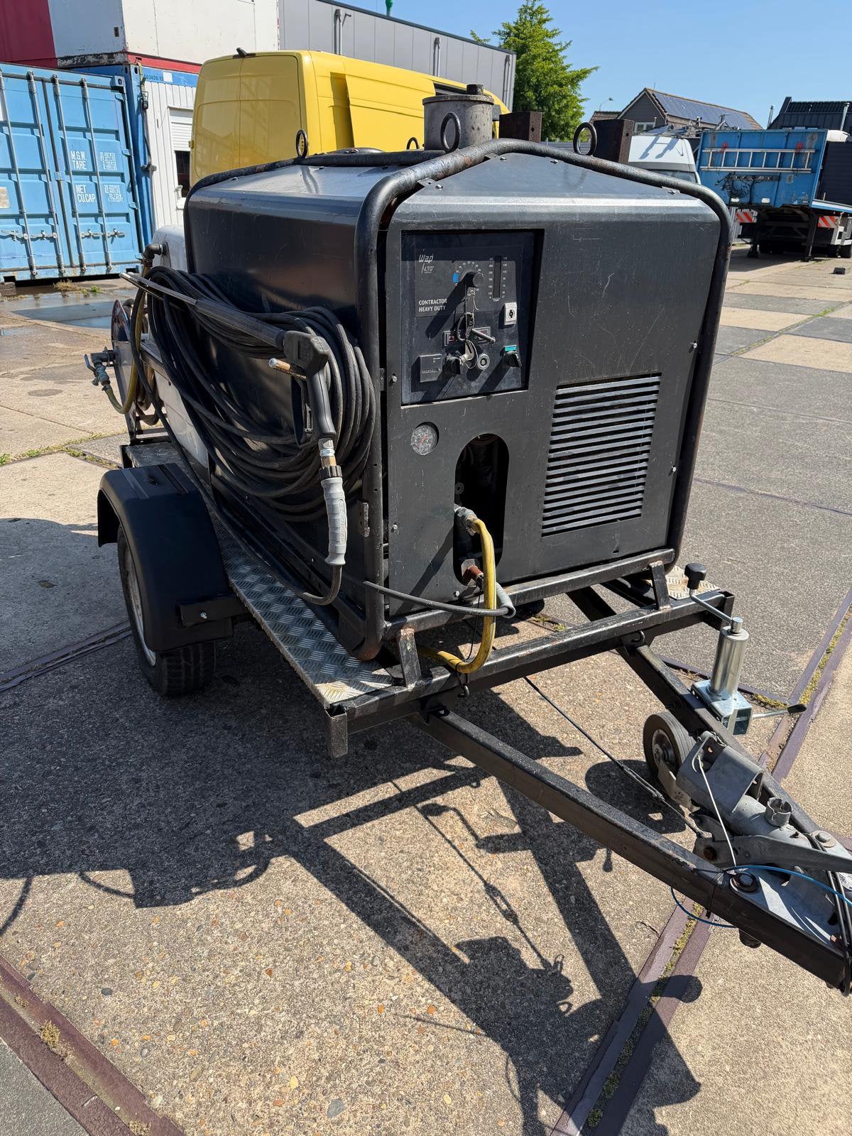 Nilfisk mobiele hogedrukreiniger diesel aanhanger hd unit, Ophalen of Verzenden, Gebruikt, Elektrisch