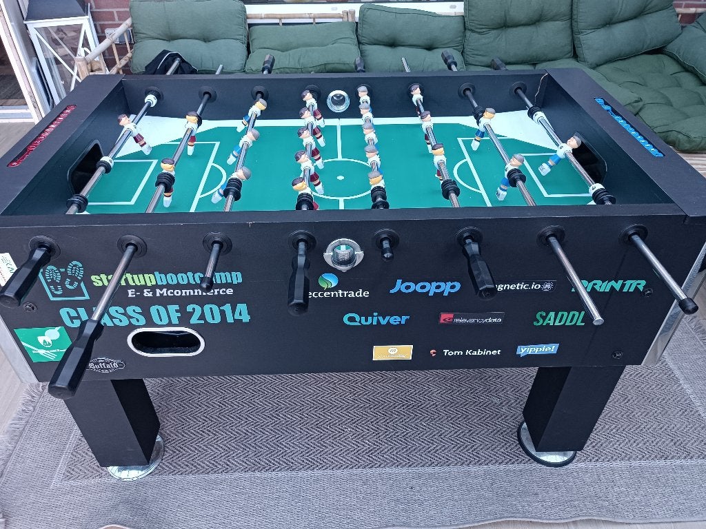 tafelvoetbal, Tuin en Terras, Ophalen, Gebruikt