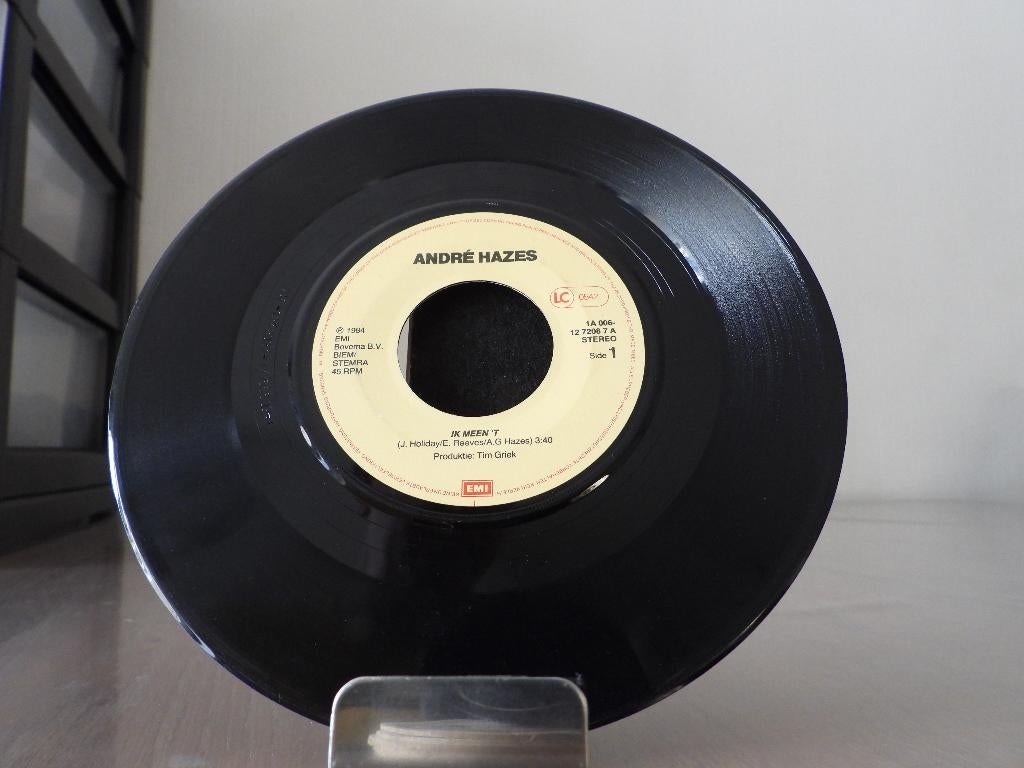 single André Hazes – Ik Meen 't  1985, Cd's en Dvd's, Vinyl Singles, Ophalen of Verzenden, Gebruikt, Pop, Single