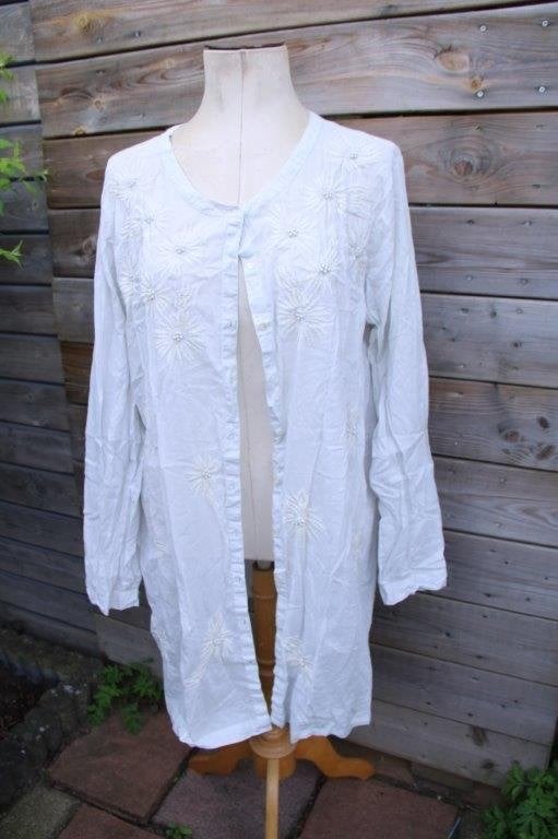 Blousejurk creme Superstar mt 44 Vaste prijs, Kleding | Dames, Jurken, Beige, Maat 42/44 (L), Ophalen of Verzenden, Zo goed als nieuw