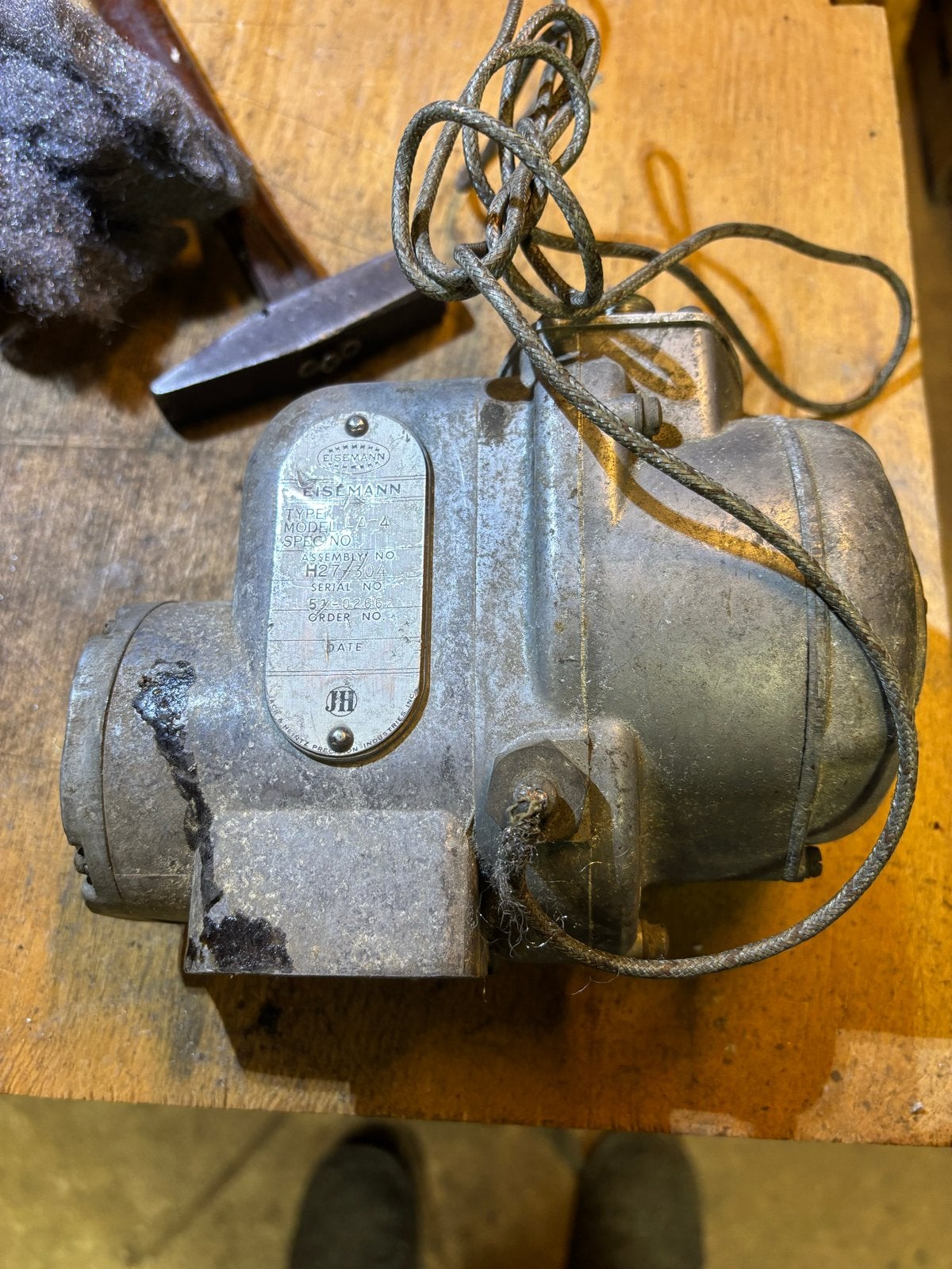 Eisemann Vliegtuig Magneetontsteking LA4 - Vintage Onderdeel, Ophalen of Verzenden, Gebruikt, Overige typen