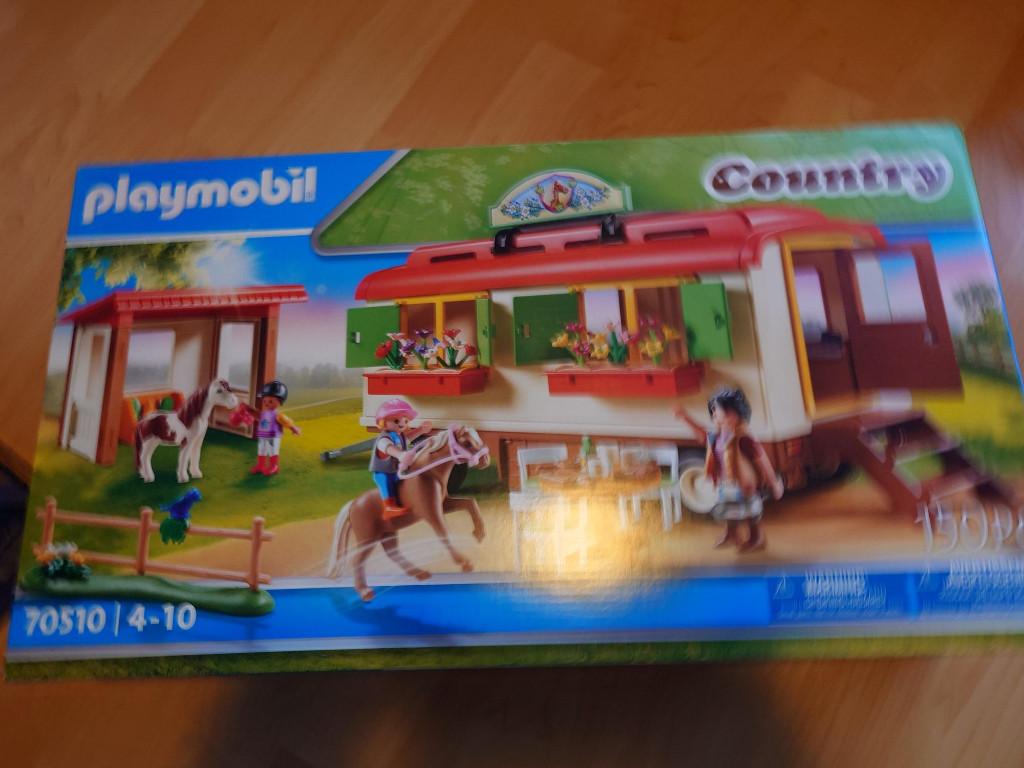 Playmobil Country Ponnykamp Aanhanger, Ophalen of Verzenden, Zo goed als nieuw, Complete set