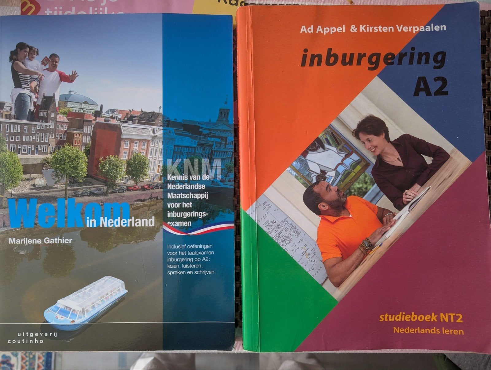 Inburgering A2 Studieboek NT2 + KNM Welkom in Nederland, Gelezen, Ad Appel, Kirsten Verpaalen, Marilene Gathier, Ophalen of Verzenden