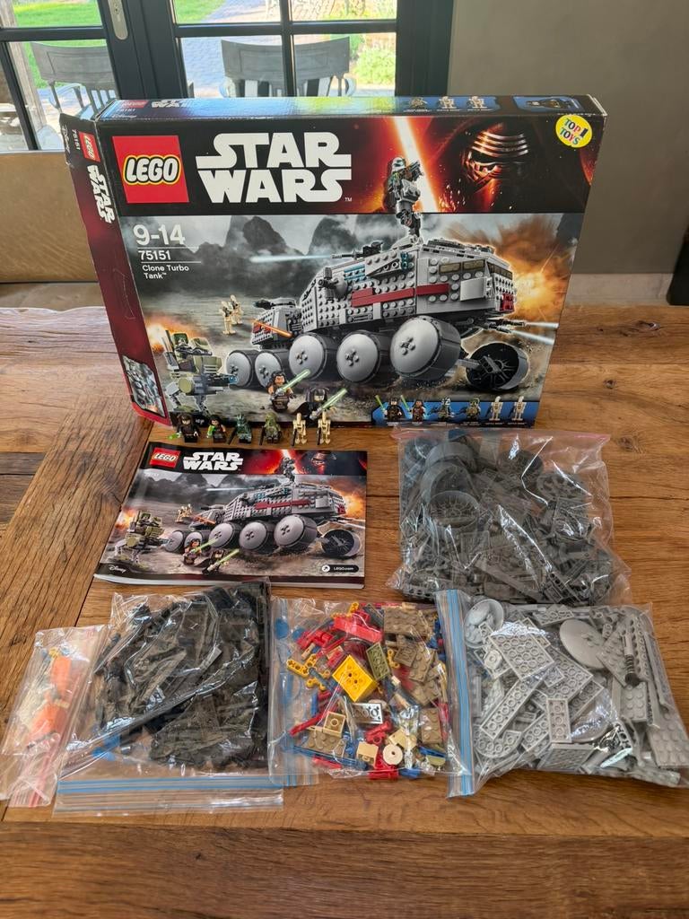 Lego star wars set 75151 clone turbo tank compleet met doos, Kinderen en Baby's, Speelgoed | Duplo en Lego, Star Wars, Lego, Ophalen of Verzenden