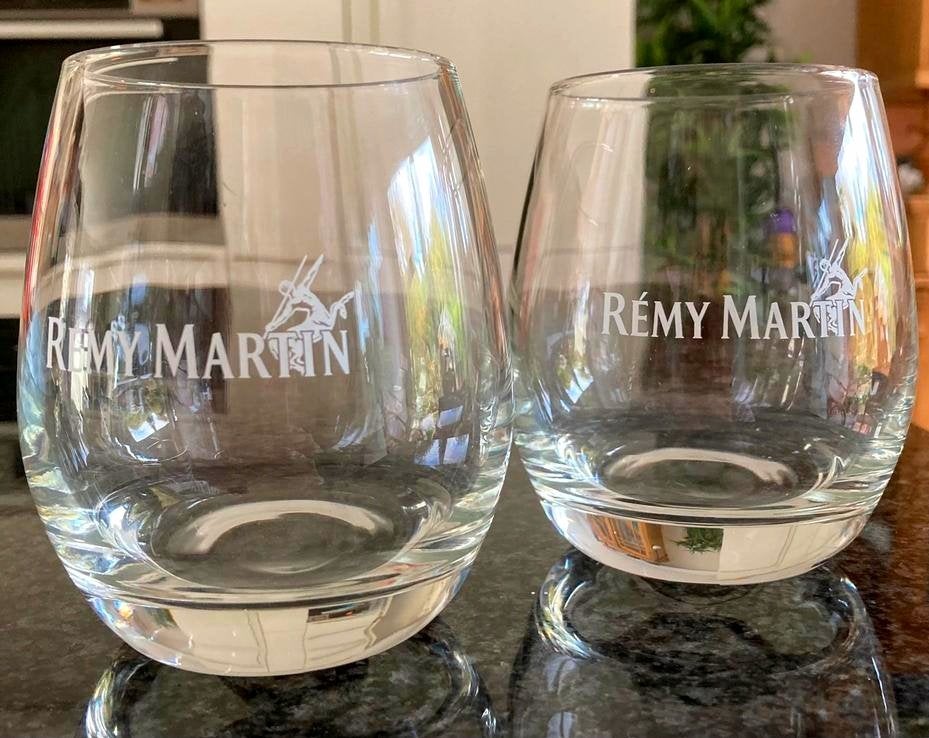Vintage rémy martin tumbler cognacglazen - cognacglas - glas, Glas of Glazen, Ophalen of Verzenden, Overige stijlen, Glas