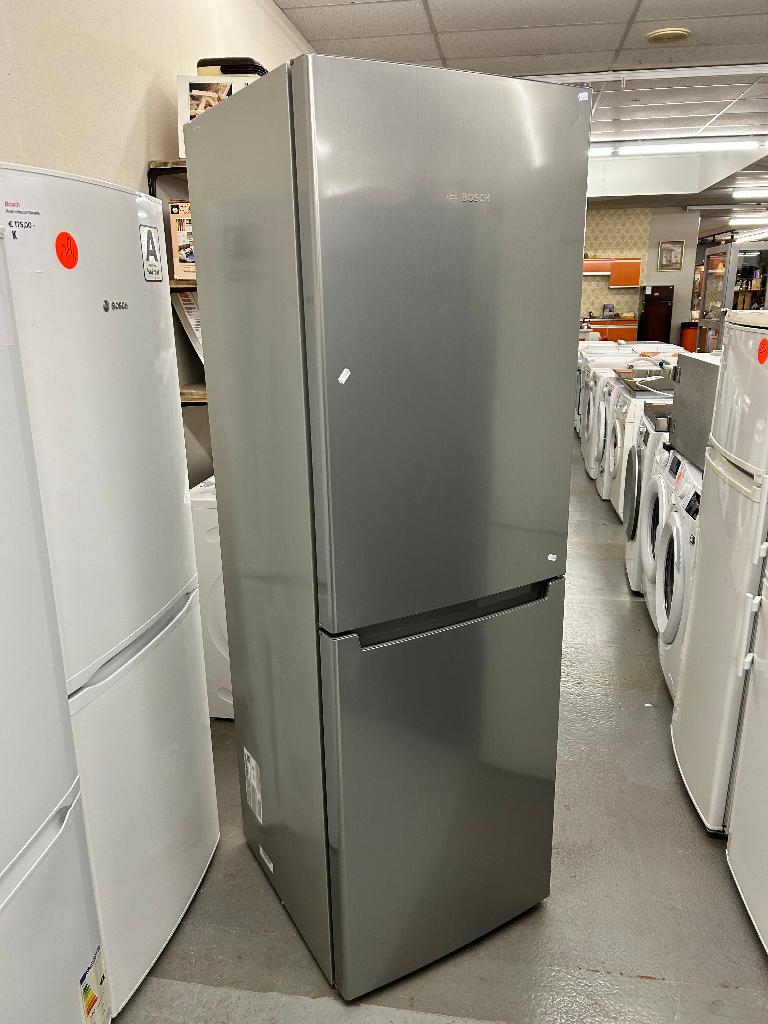 Bosch KGN34NLEA vrijstaande RVS koel-vriescombinatie # 9873, 200 liter of meer, 60 cm of meer, Met aparte vriezer, 160 cm of meer