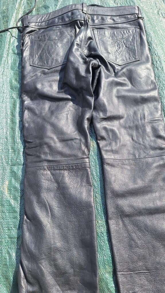 Nappa leder dames broek, Zwart, Ophalen of Verzenden, Zo goed als nieuw, Maat 34 (XS) of kleiner