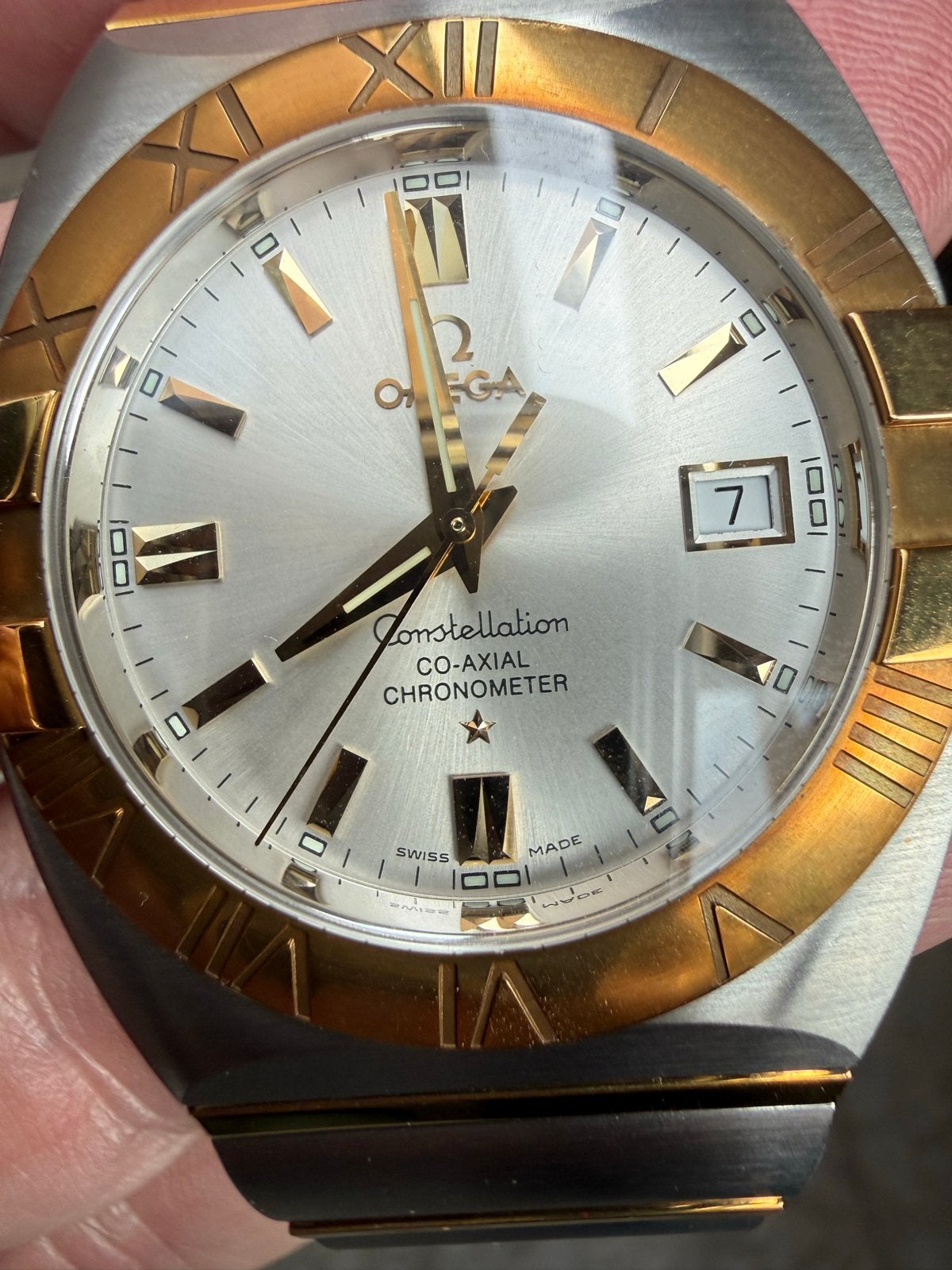 Omega Constellation Co-Axial Chronometer - Zo goed als nieuw, Ophalen, Staal, Polshorloge, Zo goed als nieuw