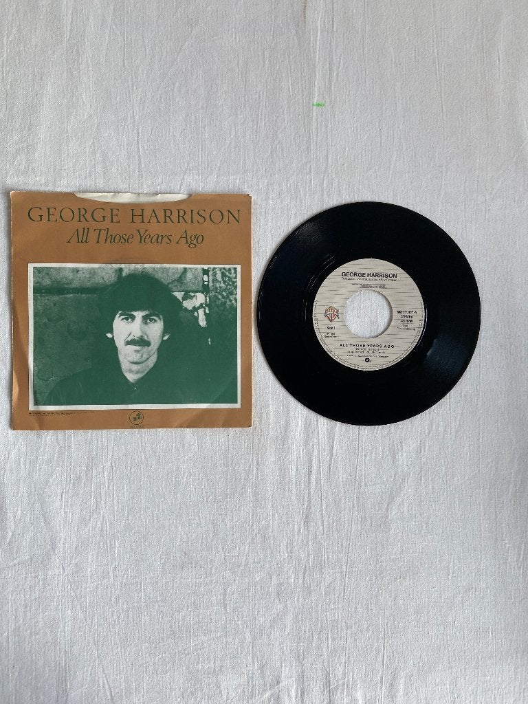 George harrison - all those years ago, Ophalen of Verzenden, Zo goed als nieuw, 7 inch, Pop