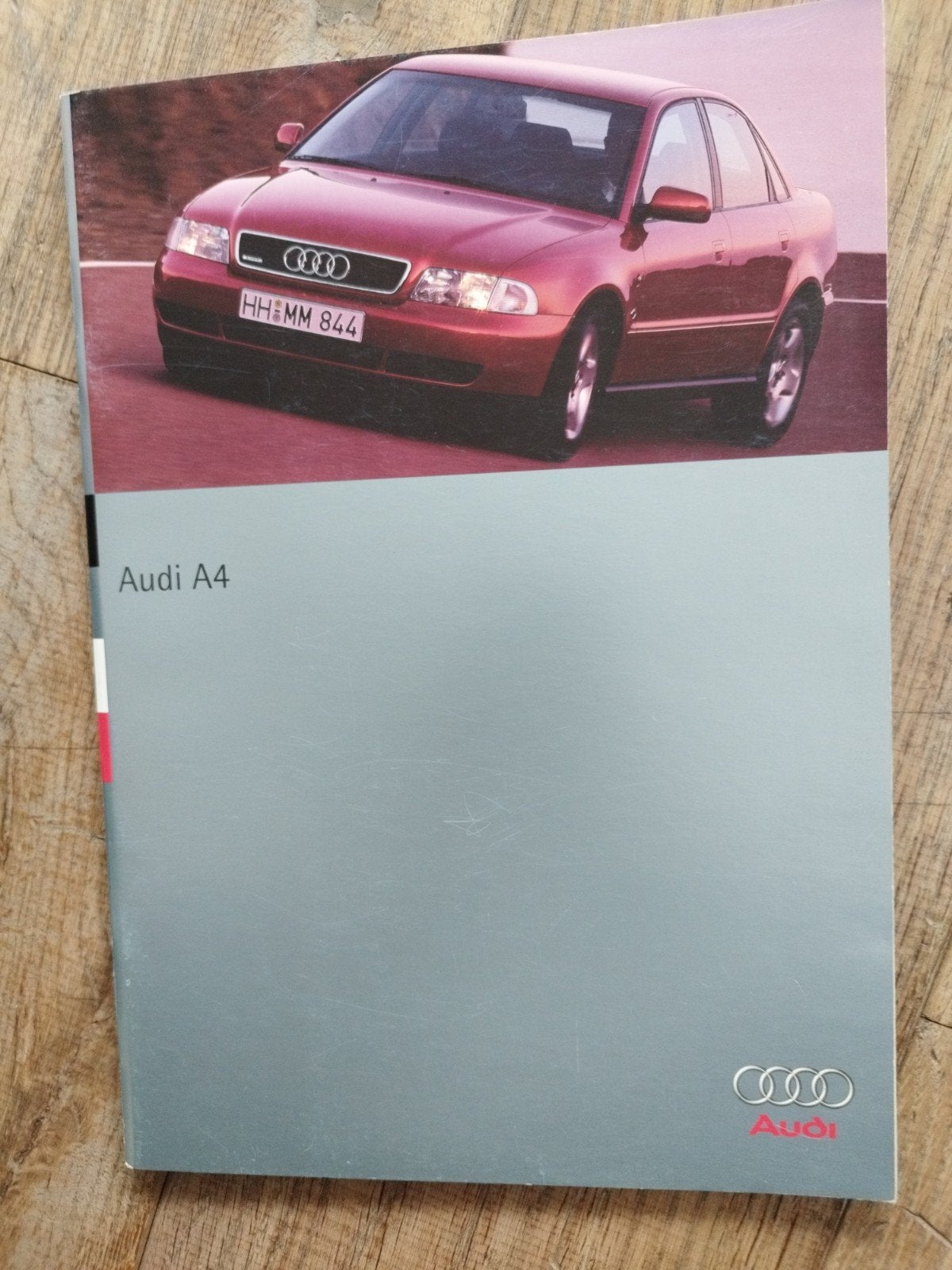 Audi A4 Brochure 1995 - Nederlands, Ophalen of Verzenden, Zo goed als nieuw, Audi, Audi