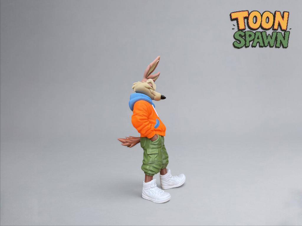 Urban Wile E. Coyote Beeld 34cm – Street Style, Ophalen of Verzenden, Nieuw, Fantasy