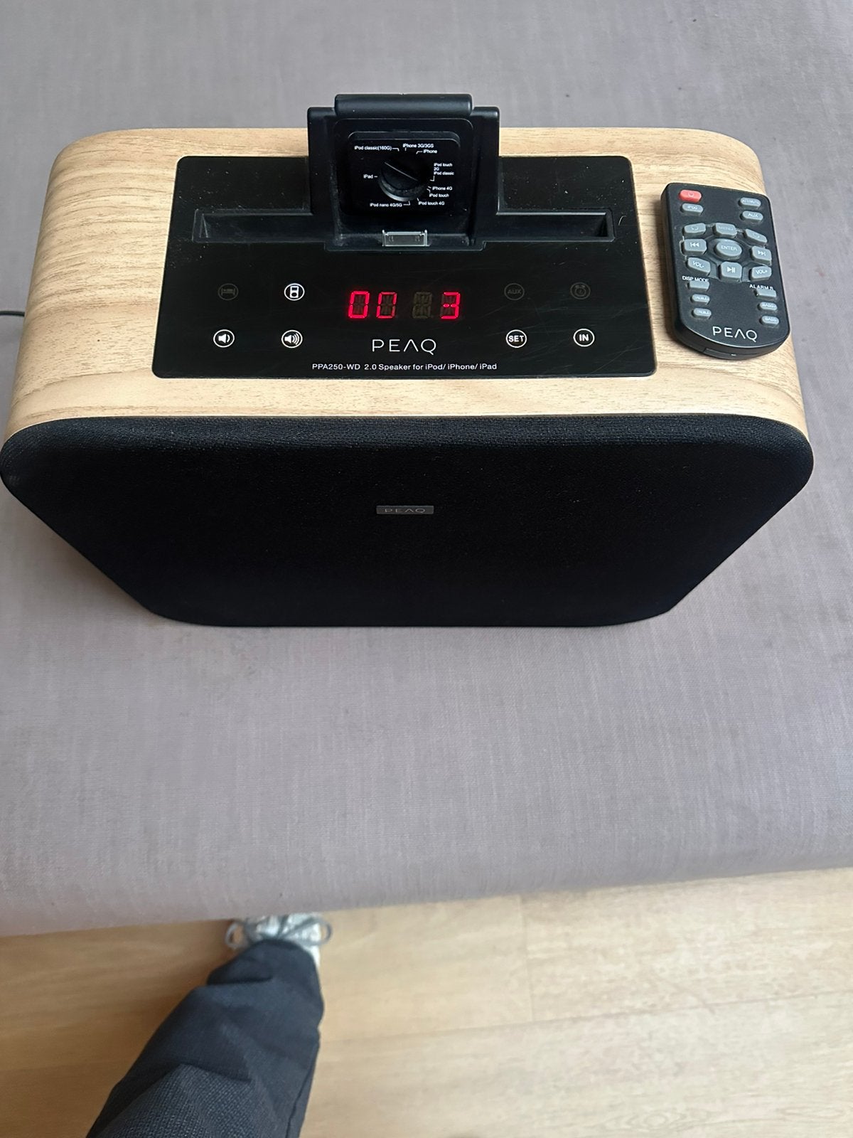 PEAQ-PPA250-WD 2.0 Speaker Dock, Ophalen of Verzenden, Zo goed als nieuw, Minder dan 60 watt, Overige merken