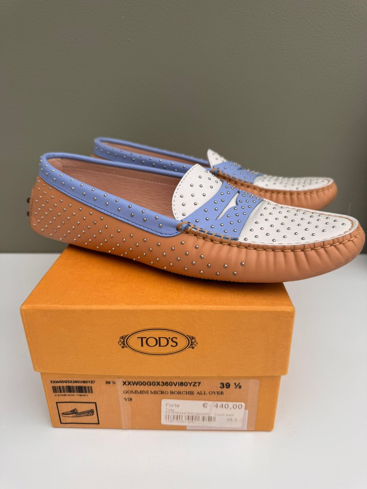 TOD’s mocassins 39,5, Overige kleuren, Instappers, Ophalen of Verzenden, Gedragen