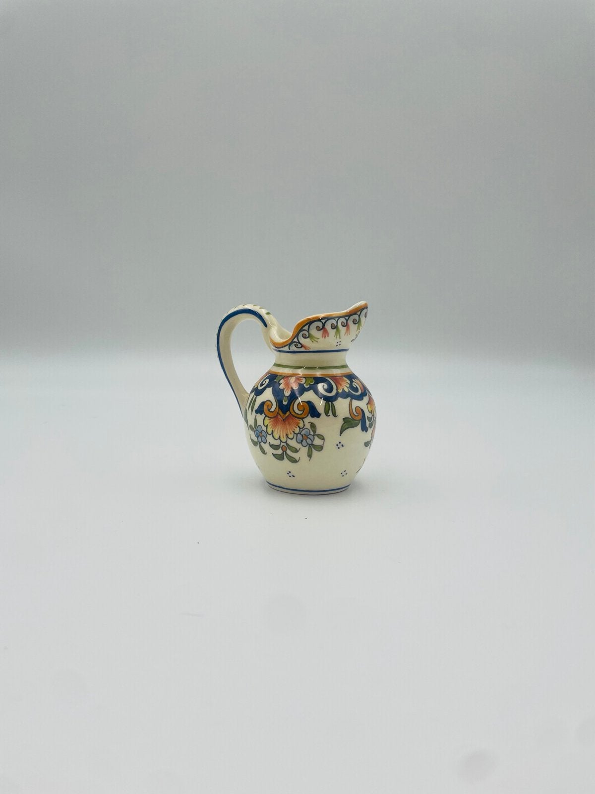 Kleine Franse vaas, handgemaakt, 10cm hoog, Ophalen of Verzenden