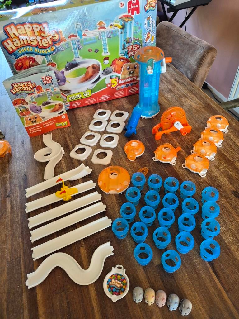 Happy hamsters superslide deluxe set., Overige merken, Zelf te bouwen, Ophalen of Verzenden, Handmatig