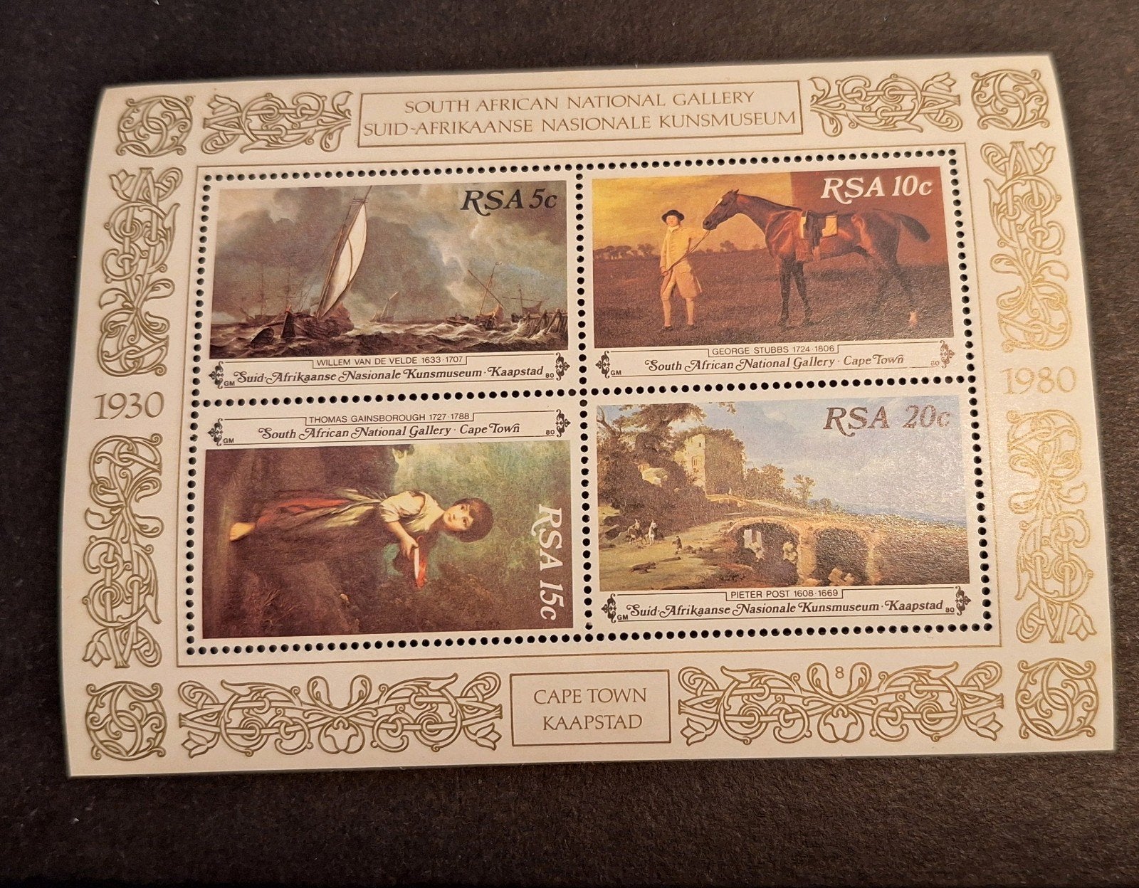 1980 Zuid-Afrika - Blok Kunst - Postfris, Ophalen of Verzenden, Zuid-Afrika, Postfris