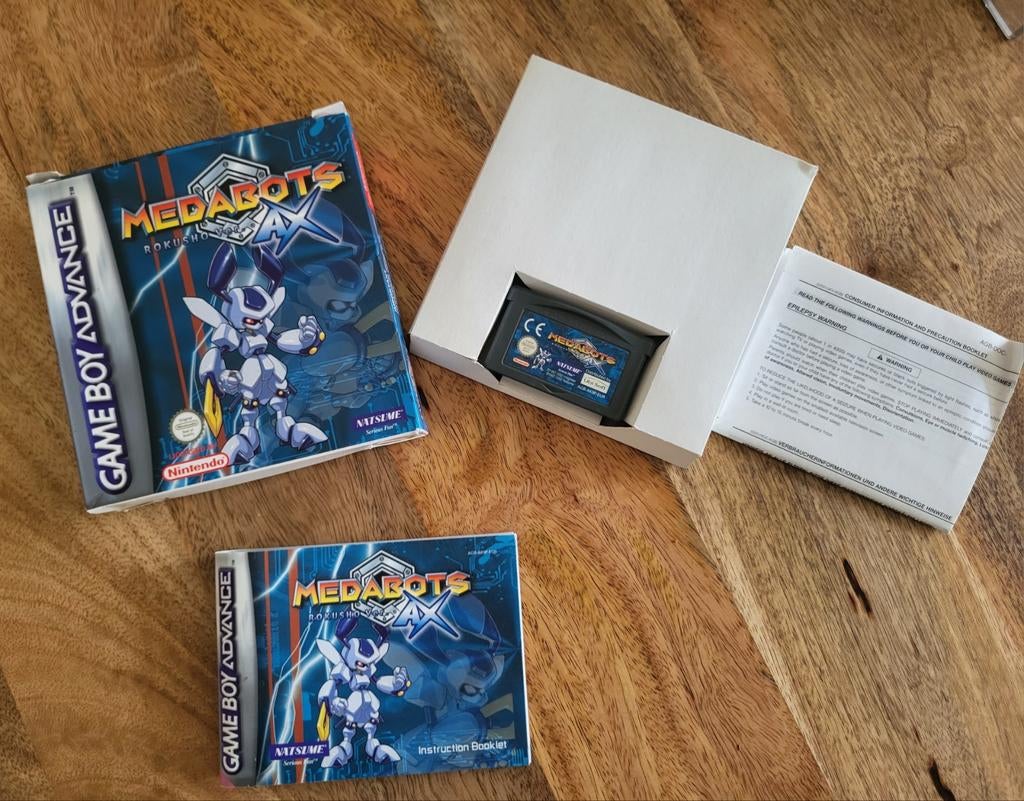 gameboy advance spel: Medabots Rokusho ver. AX, Spelcomputers en Games, Avontuur en Actie, Gebruikt, 1 speler, Ophalen of Verzenden
