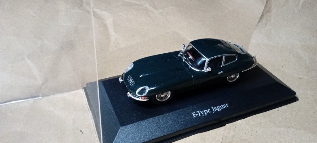 1:43 jaguar E-Type MK1 atlas €7,45, Ophalen of Verzenden, Zo goed als nieuw, Auto, Overige merken