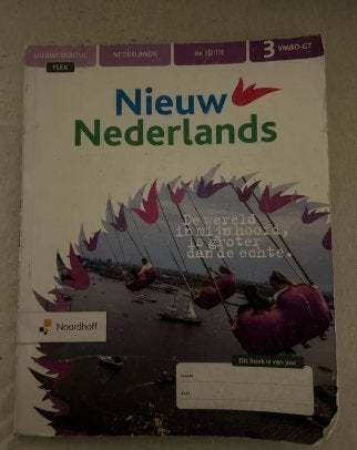 Nederlands boek 3 vmbo-kgt, Boeken, Schoolboeken, VMBO, Ophalen of Verzenden, Zo goed als nieuw, Noordhoff Uitgevers