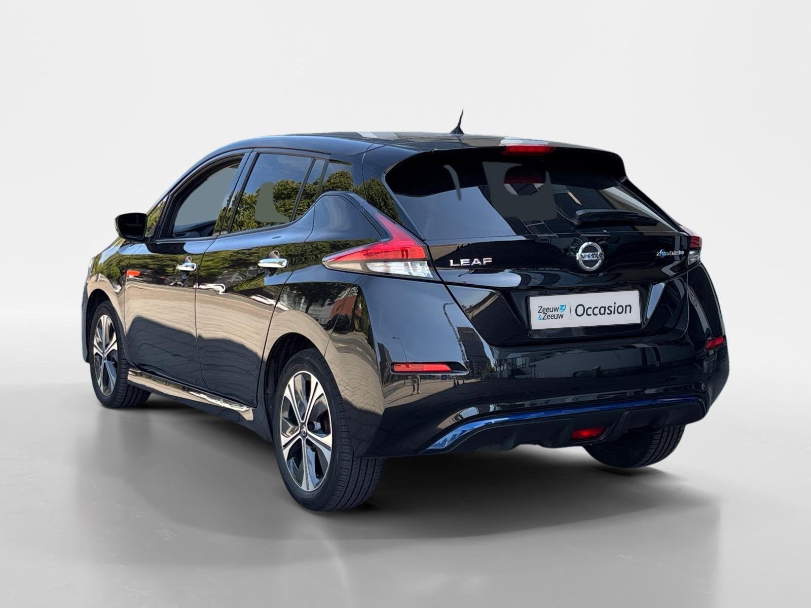Nissan LEAF e+ N-Connecta 62 kWh 217PK AUTOMAAT | 1ste eigen, 12 maanden, Stof, Gebruikt, Zwart