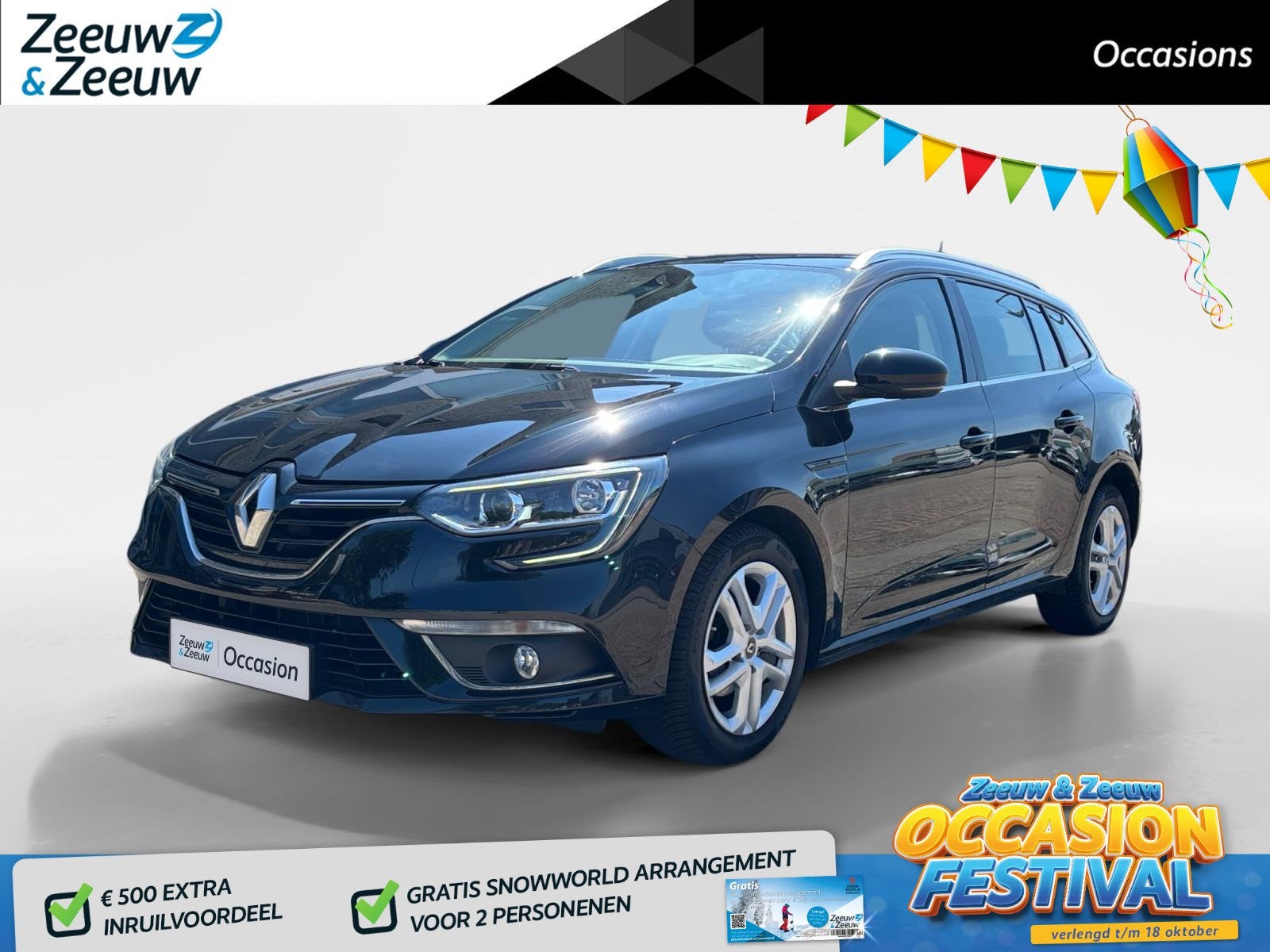 Renault Mégane Estate 1.2 TCe Bose | Trekhaak | Bose | LM V, Voorwielaandrijving, 12 maanden, 101 pk, Gebruikt