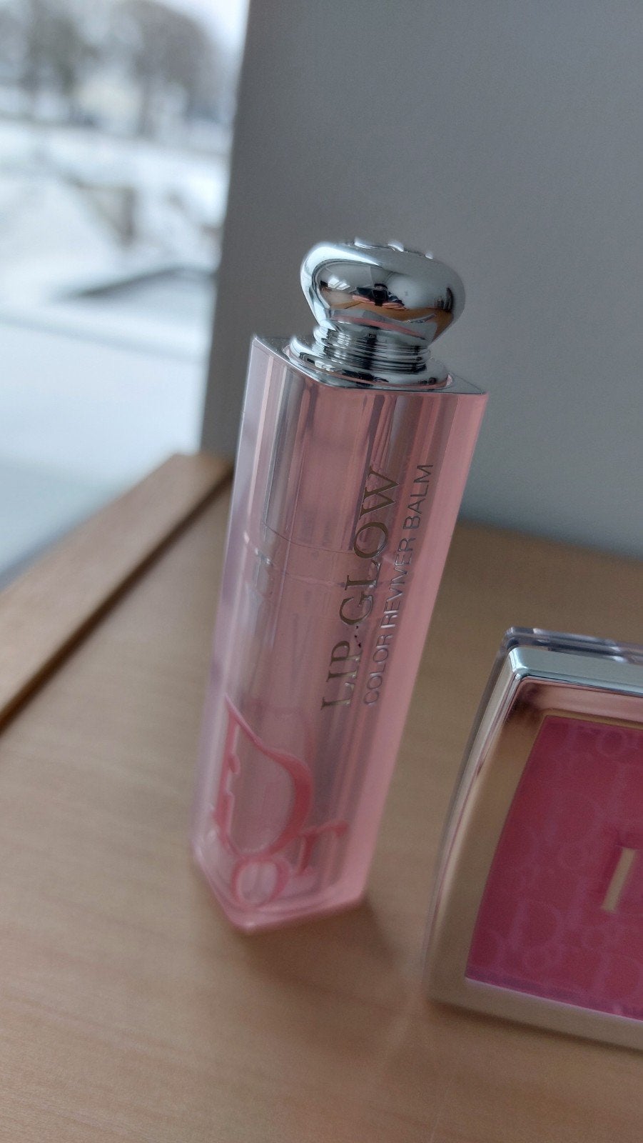 Dior lip glow 001, Ophalen of Verzenden, Nieuw, Roze, Lippen
